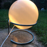 Space age opaline ball lamp circa 1970