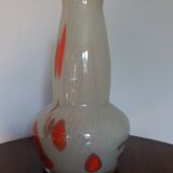 Vase en verre soufflé années 70