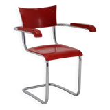 1940s Bauhaus Restored Tubular Armchair, Germany