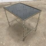 Pair of brass coffee tables from the 1960s