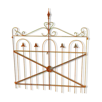 2-leaf wrought iron gate