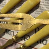 Set of 12 Dessert Cutlery - 1930s - Vintage Dessert Forks