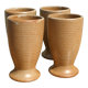 Mazagrans cups in artisanal stoneware by 4