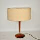 Lampe danoise vintage des années 60 – bois, métal, plastique