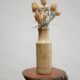 Vintage beige sandstone vase