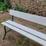 Rustic garden bench