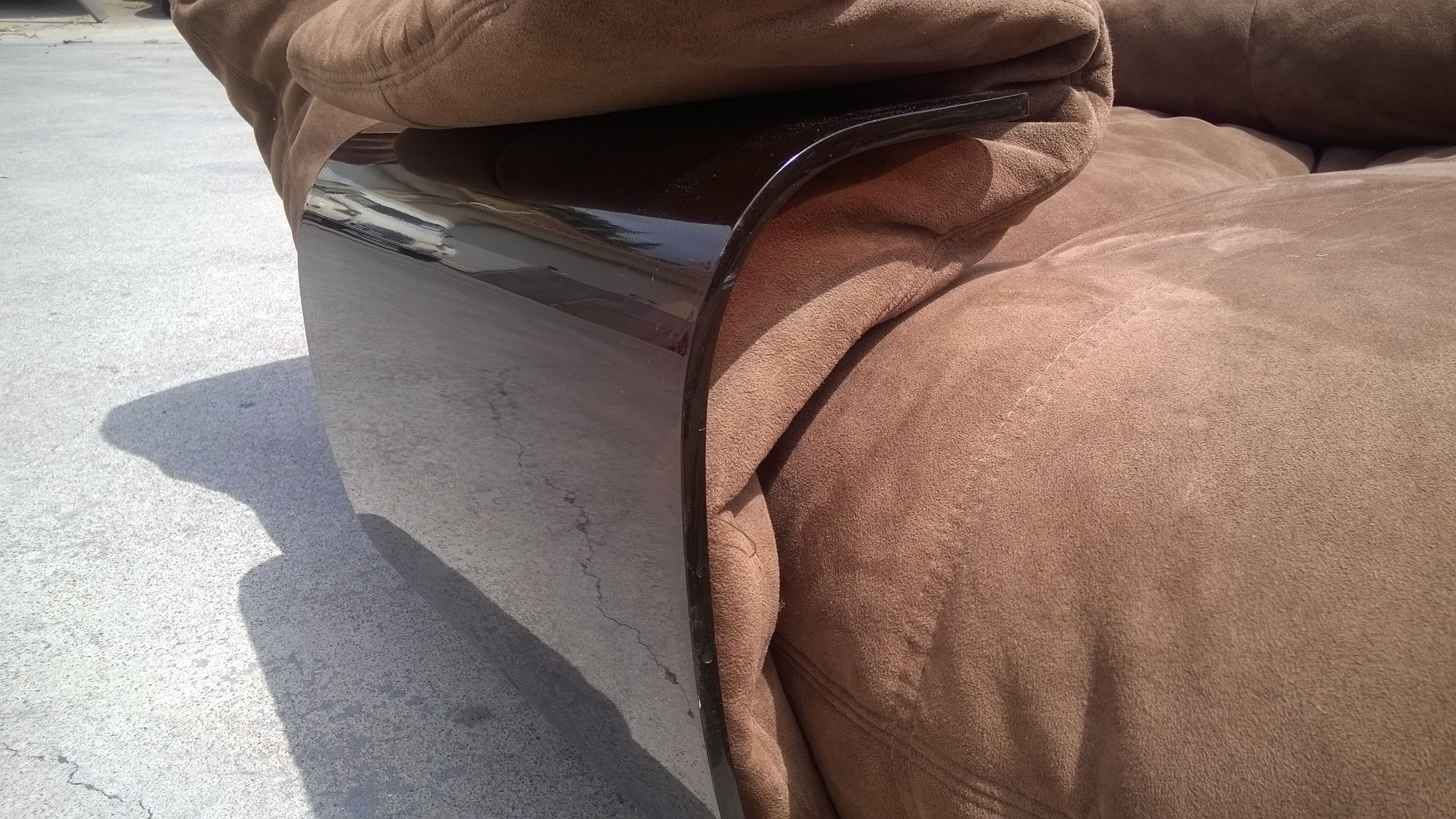 Armchairs and foot rest by Michel Ducaroy for Ligne Roset