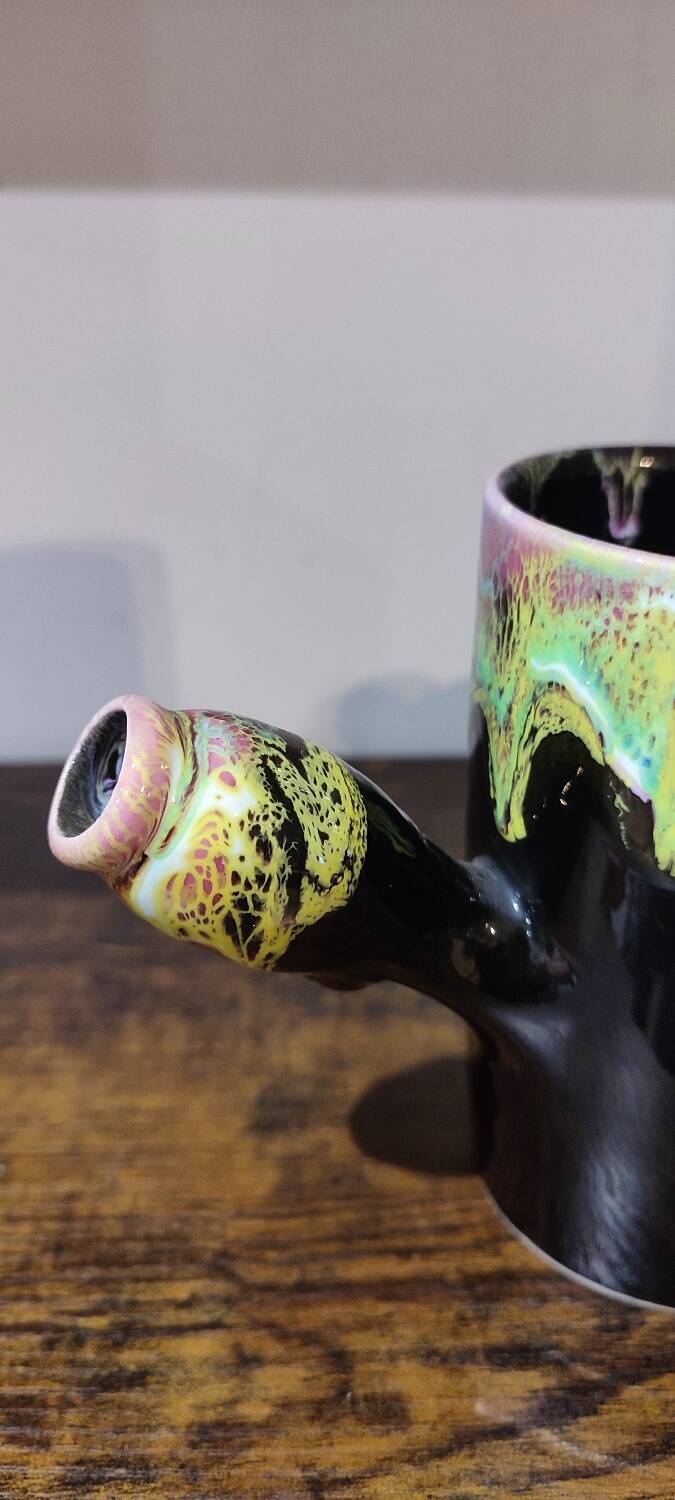 Mazagran flamed ceramic Vallauris