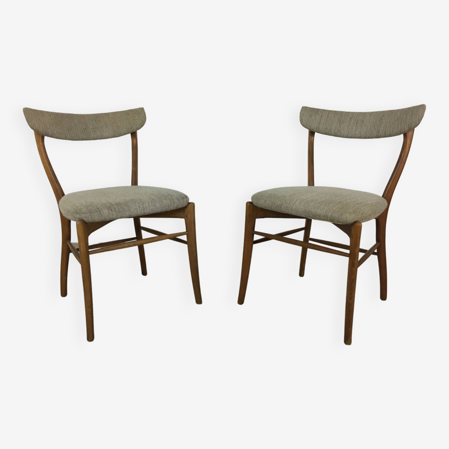 Lot de 2 chaises scandinave année 60 | Selency