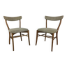 Set of 2 Scandinavian chairs from the 60s