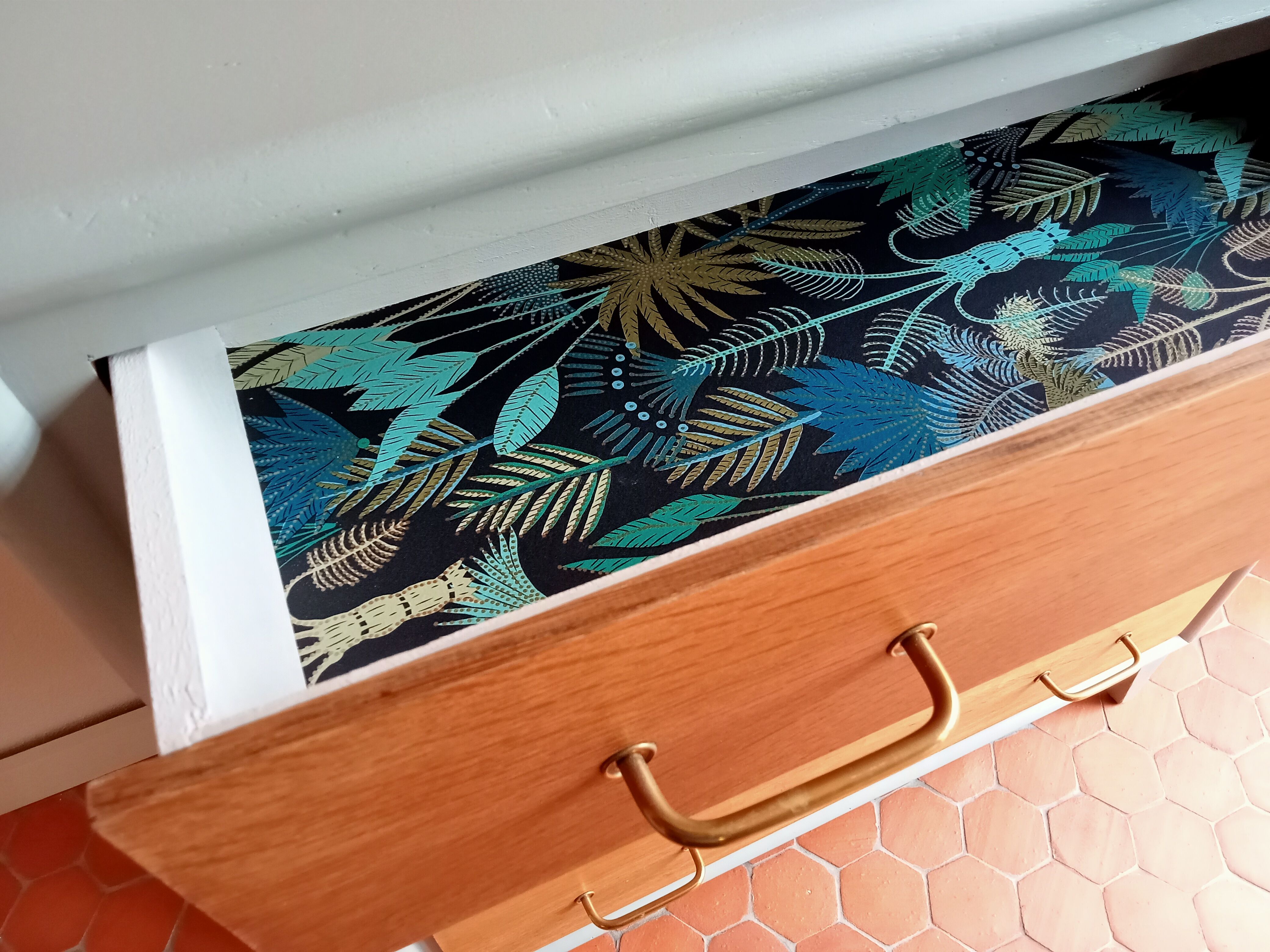 Commode vintage relookée