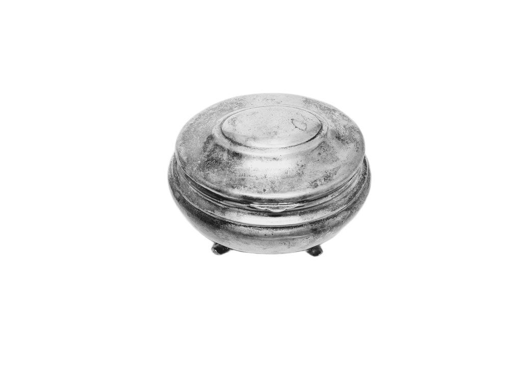 Art Deco silver sugar bowl, 1950s
