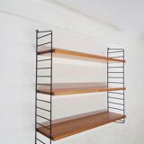 String vintage light wood shelf, 1960s