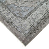 Handmade Contemporary Oriental 1970s 172 cm x 282 cm Grey Carpet