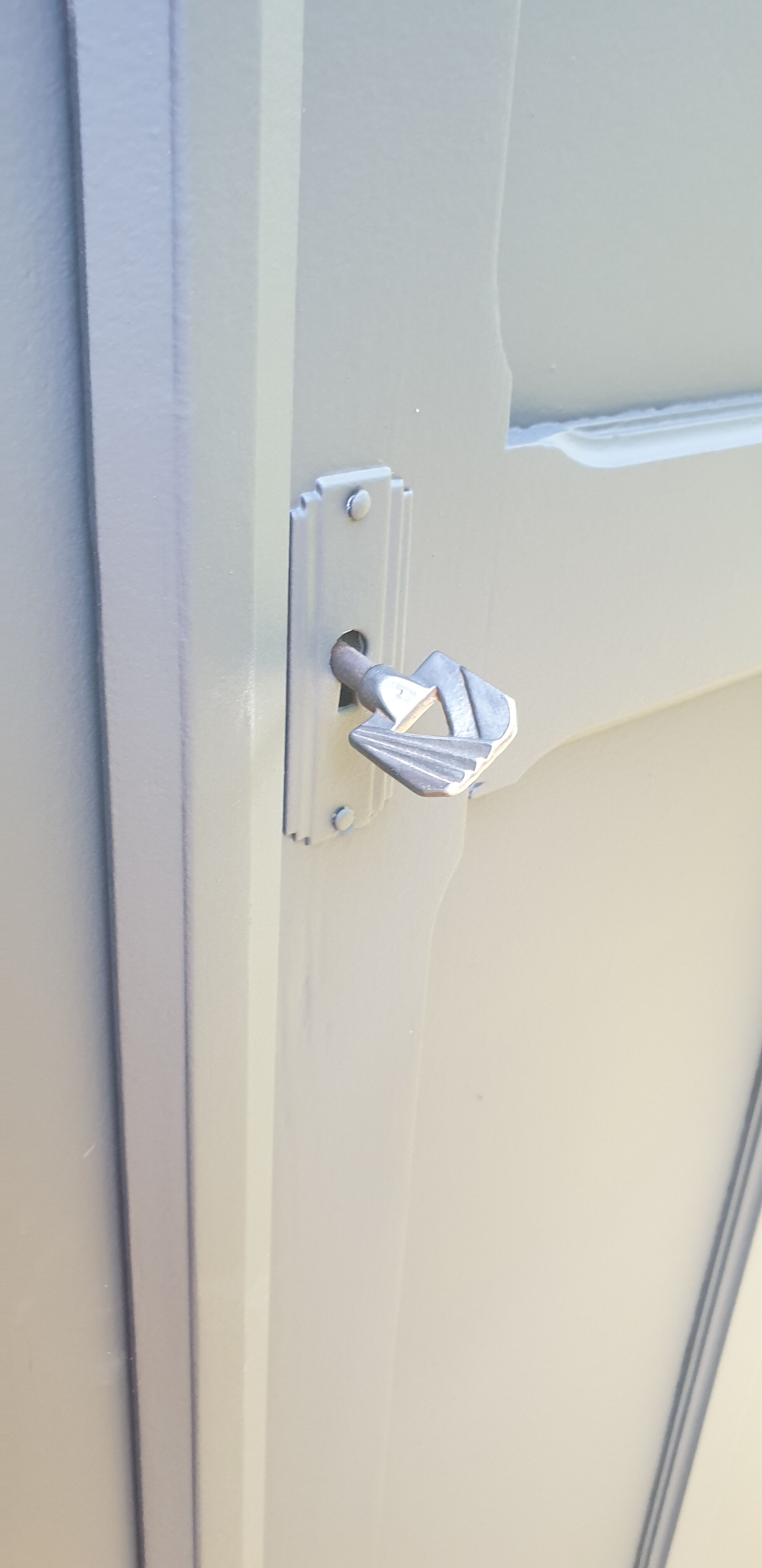 Black parisian wardrobe made of solid wood