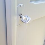 Black parisian wardrobe made of solid wood