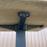 guéridon table fer métal jardin bistrot 70 s vintage