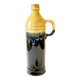 Enameled ceramic bottle with handle