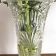 Paire de vases vintage en verre moulé