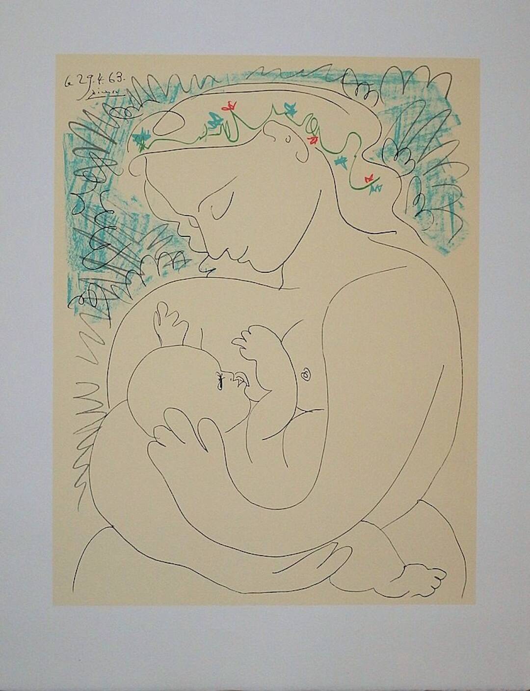 Pablo Picasso: Maternity - Signed Lithograph