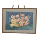 Aquarelle ancienne bouquet de fleurs
