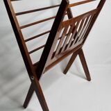 Folding teak magazine rack by Cees Braakman