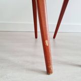 4 Louis Paolozzi red chairs