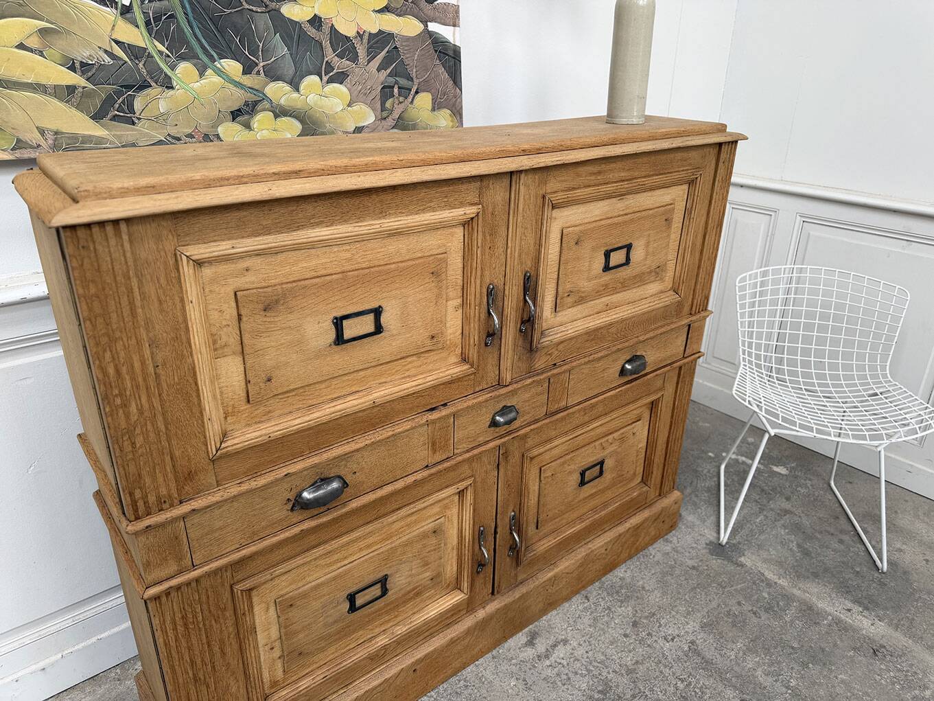 Notary furniture from 1900 in solid oak.
