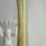 Pair of vintage biot bubbled blown glass soliflores