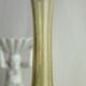 Pair of vintage biot bubbled blown glass soliflores