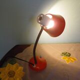 Lampe à poser inclinable en métal, années 70