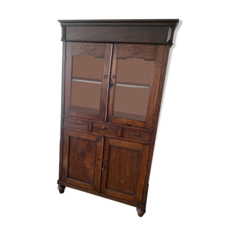 Armoire en bois exotique, début 20e