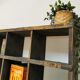 Meuble de métier à casiers bibliothèque