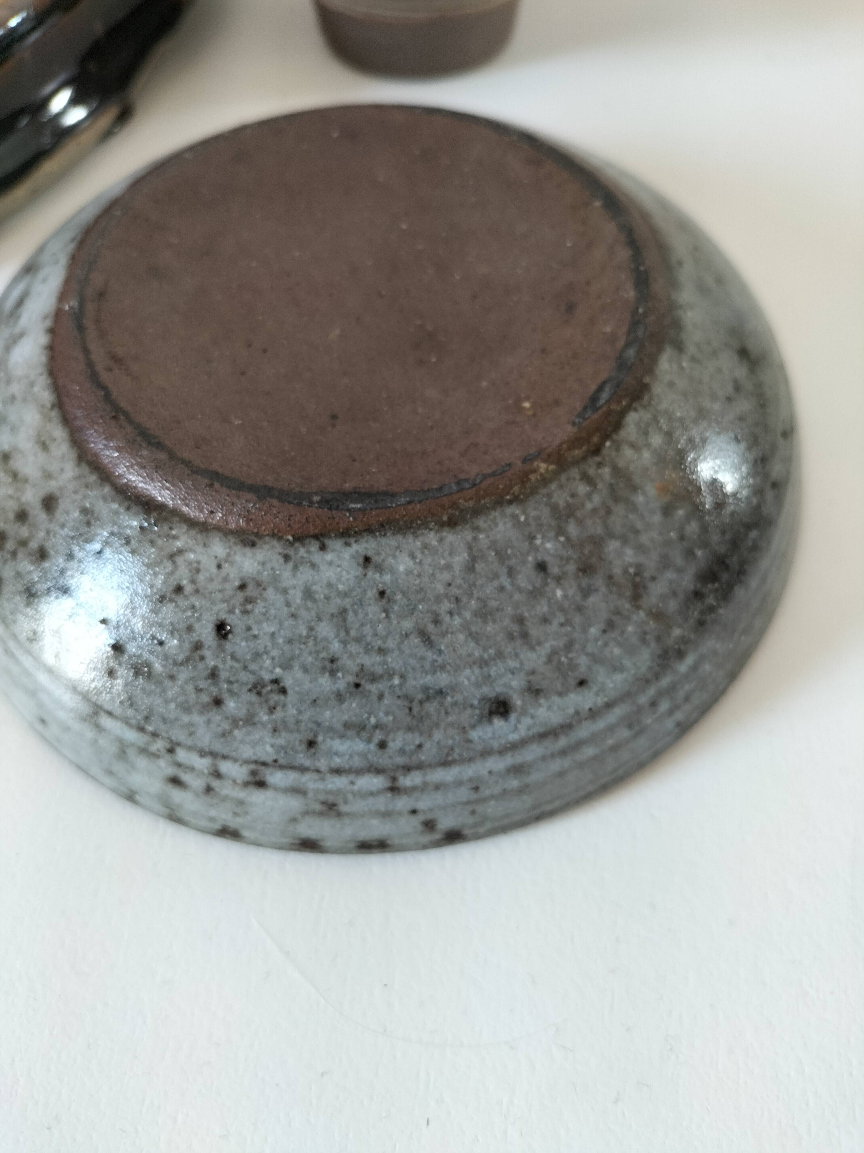 Stoneware service Puisaye – breakfast set - 7 pieces