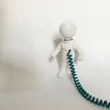 Cosmonaut lamp by J.C. Peire, in white ceramic, from the 70s and 80s.