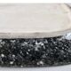 Magnificent vintage rectangular dish in glazed ceramic.