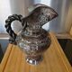 Turquoise and brown speckled pitcher from Vallauris, 1950s.