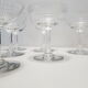 6 champagne glasses in Baccarat crystal, Nancy model, circa 1920