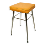 Vintage stool sitting skaï