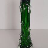 Tubular vase attributed to Josef Hospodka for Chribska glassworks