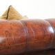 Sheepskin 3-seater sofa from the late 20th century with removable armrests