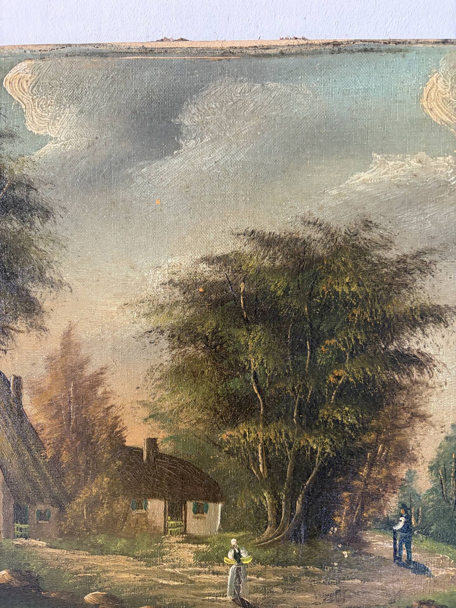 Rural landscape, late 19th century, oil on canvas signed