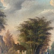 Rural landscape, late 19th century, oil on canvas signed