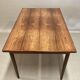 Extendable high table in rosewood "Scandinavian Design" 1950.