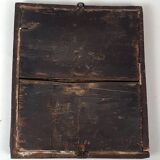 Miroir perlé en bois doré du 18e siècle