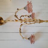 Lustre fleurs roses