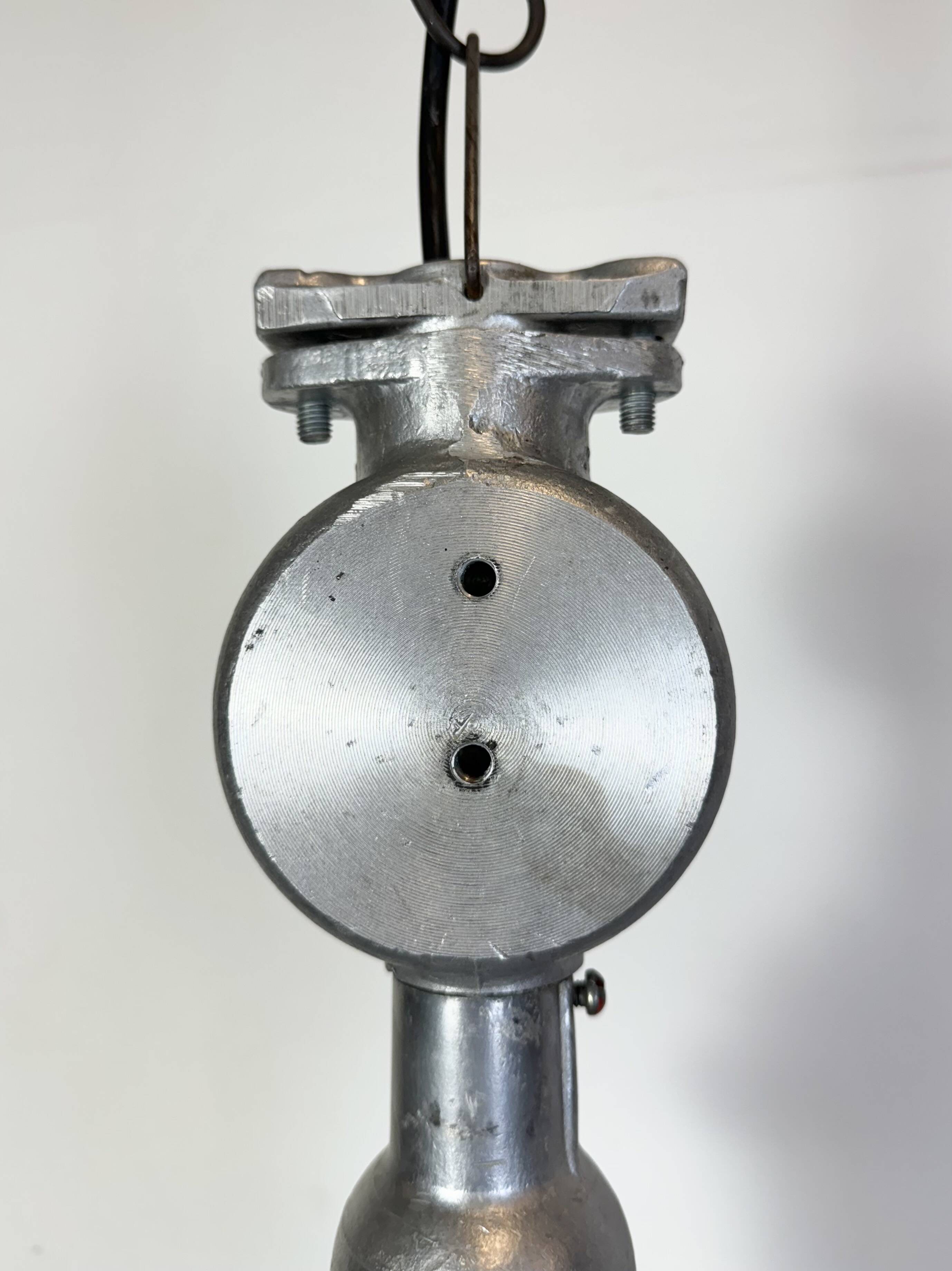 Industrial Soviet Aluminium Factory Pendant Lamp, 1960s