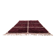 Grand tapis berbère sur mesure authentique bordeaux 3/4 m