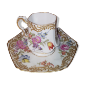 Nice cup with porcelain cut