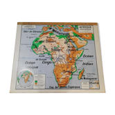 Vidal-Lablache educational wall map of the 1950s